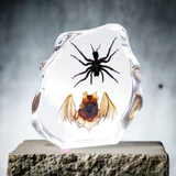 Real Bat and Tarantula Spider Real Nature Gift Decoration
