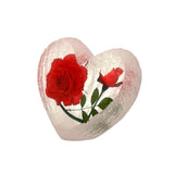 Real Flower Heart Red Rose Real Nature Gifts