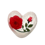 Real Flower Heart Red Rose Real Nature Gifts