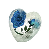 Real Flower Heart Blue Rose Real Nature Gifts